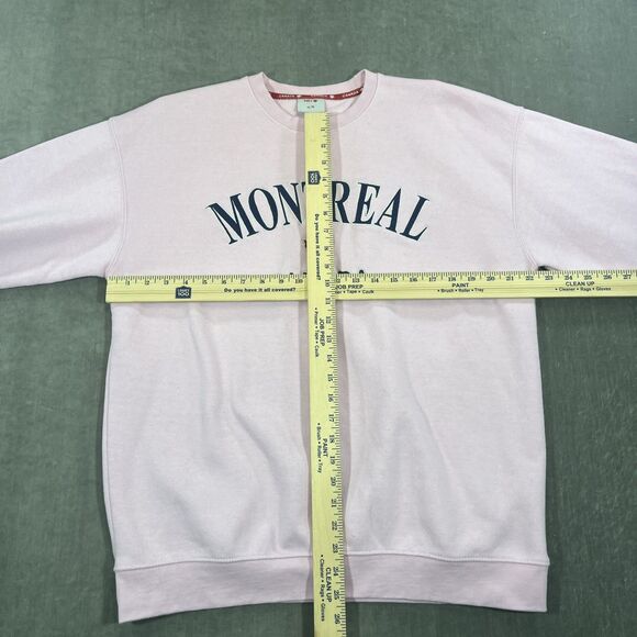 Montreal Canada Mens XL Light Pink Crewneck Sweatshirt - Picture 3 of 6